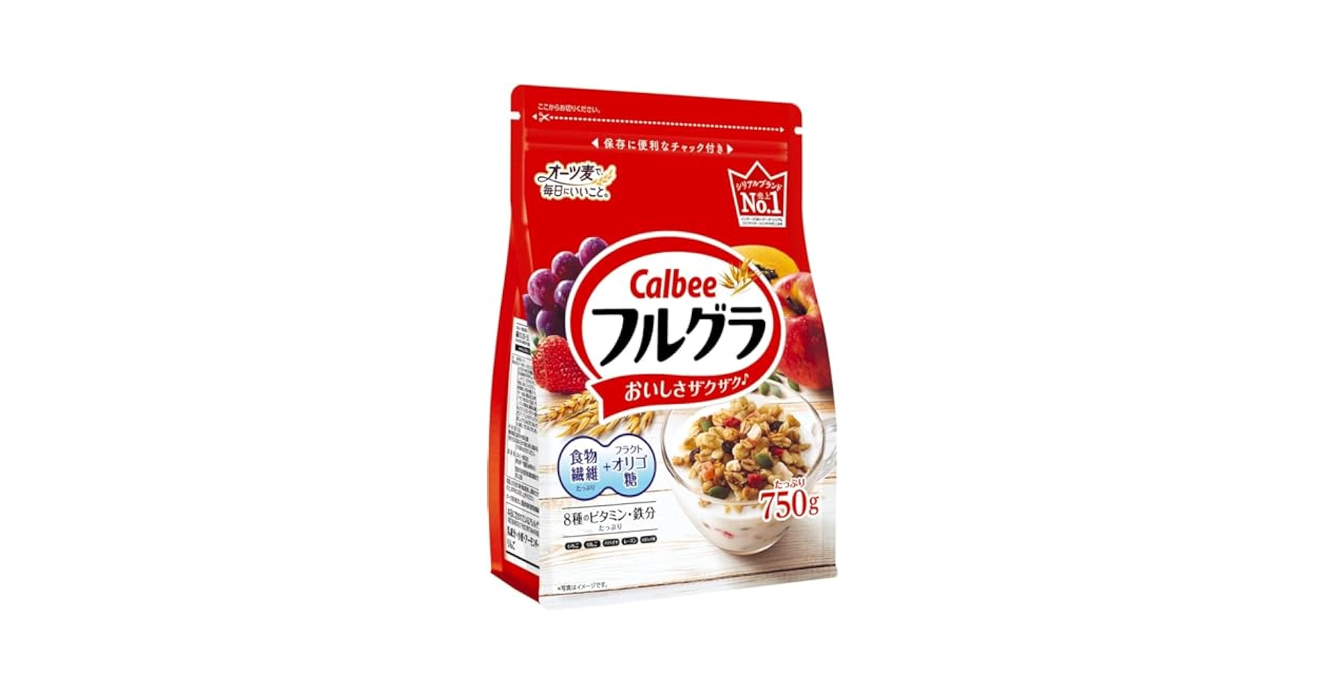 Amazon.co.jp: カルビー フルグラ (24袋セット, フルグラ 750g